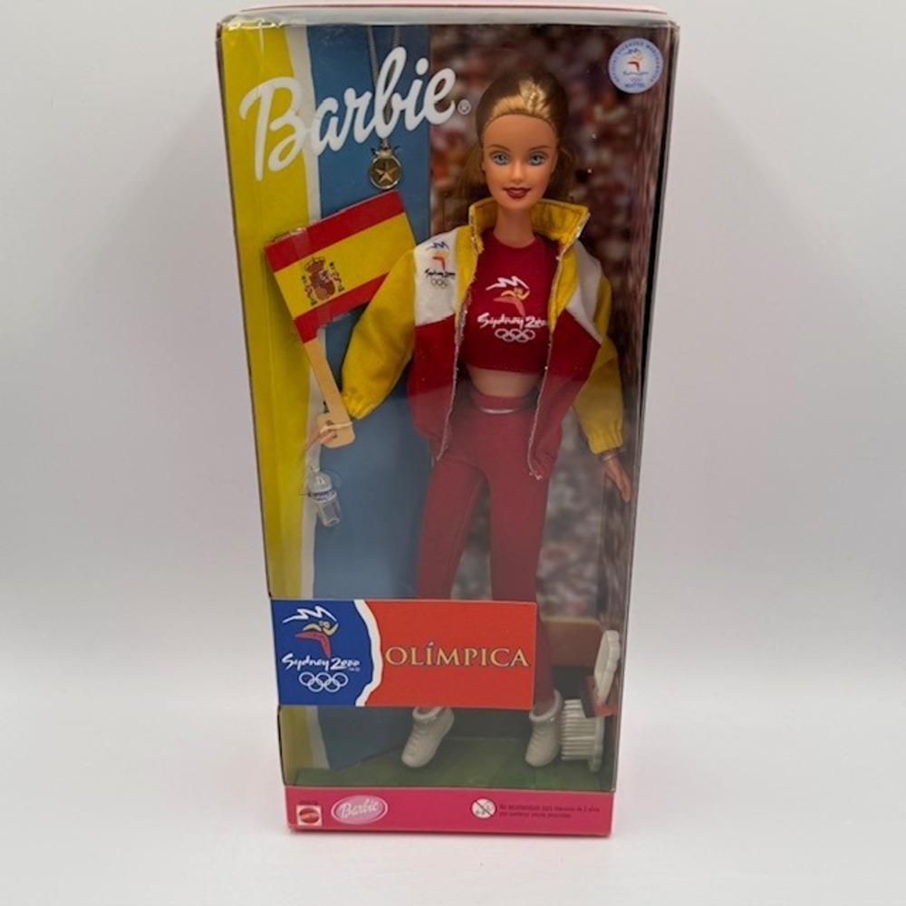 Mattel Sydney 2000 Olympic Games Barbie Doll Olimpica Spain Edition 25979 NIB